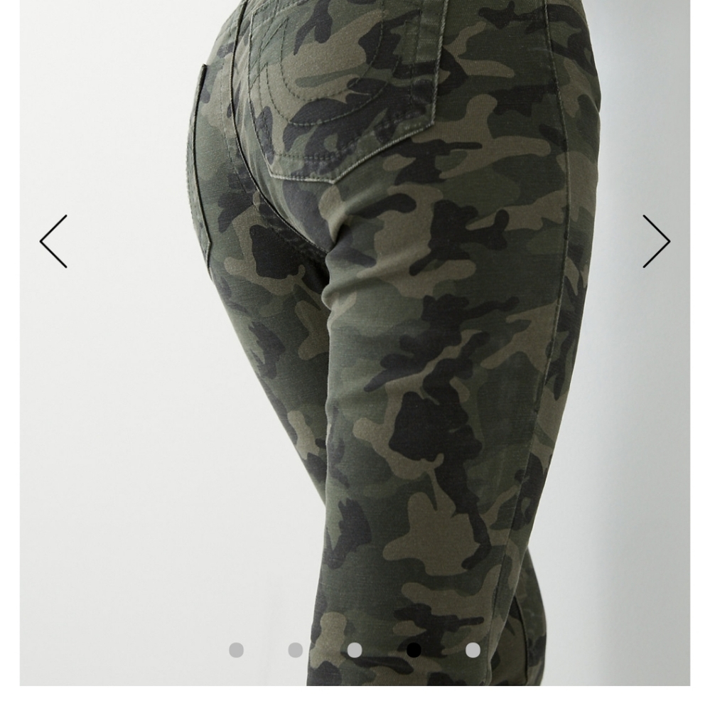True religion halle camo jeans size 26
